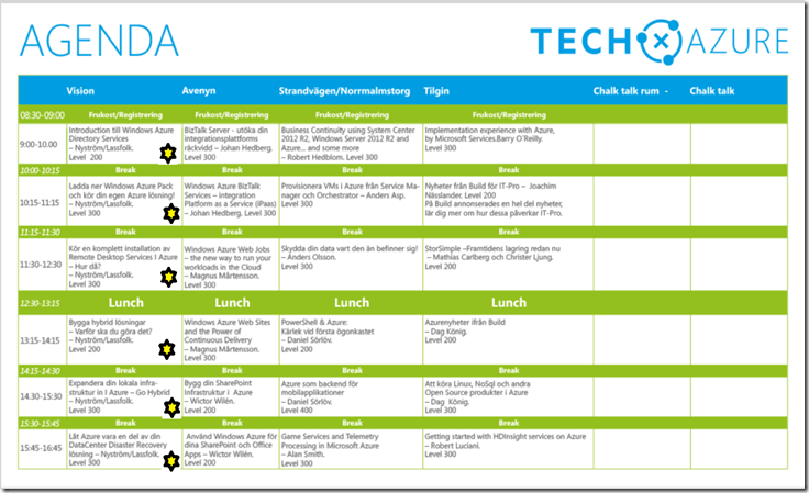 OurSessionsAtTechExAzure